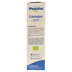 Céréales nuit bio dès 4 mois Physiolac - boîte de 200 g