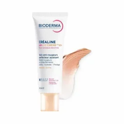 Créaline AR+ CC crème dorée SPF50+ soin anti-rougeurs Bioderma - tube de 40ml