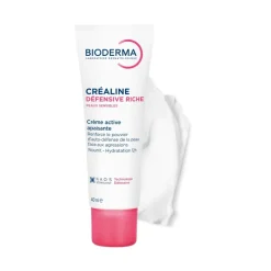 Créaline défensive riche crème active apaisante Bioderma - tube de 40ml