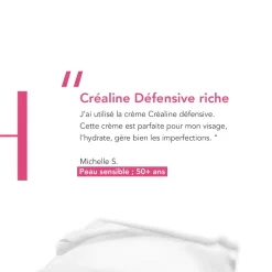 Créaline défensive riche crème active apaisante Bioderma - tube de 40ml