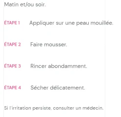Créaline gel moussant Bioderma