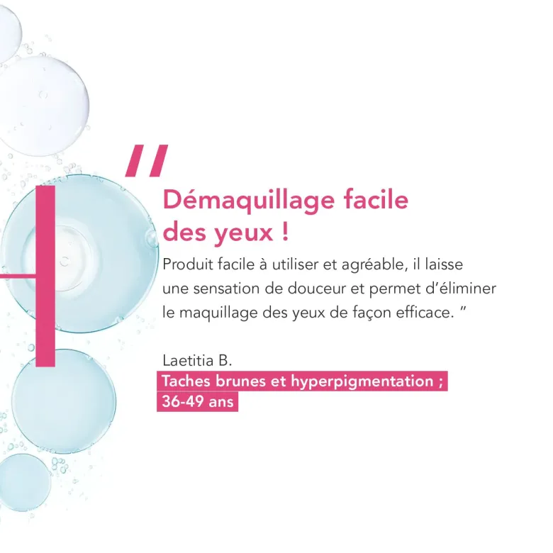 Créaline H2O yeux Biphase micellaire démaquillant waterproof Bioderma - flacon de 125 ml