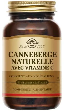 Cranberry canneberge Solgar - boite de 60 gélules