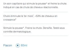 Creastim Reactiv Lotion antichute Ducray - flacon de 60ml