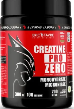 Creatine pro zero Eric Favre - pot de 300g