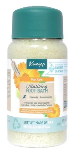 Cristaux pour bain de pieds Vitalizing Kneipp - boîte de 600g