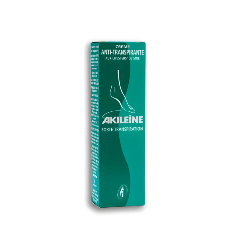 Crème anti-transpirante pieds Akileïne - tube de 75 ml