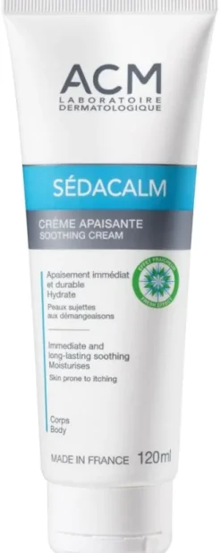 Crème apaisante sédacalm ACM - tube de 120 ml