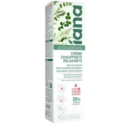 Crème chauffante relaxante artculations Iana - tube de 100ml