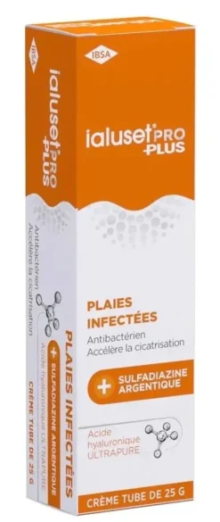 Crème cicatrisante à l'acide hyaluronique Ialuset Pro Plus