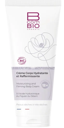 Crème corps hydratante et raffermissante BcomBIO - tube de 200 ml