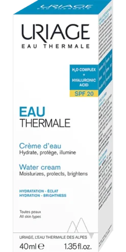 Crème d'eau légère SPF20 Uriage - tube de 40 ml