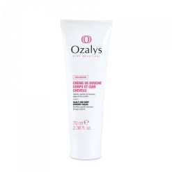 Crème de douche corps et cuir chevelu Ozalys - tube de 70ml