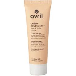 Crème de jour et nuit bio Avril - tube de 50 ml