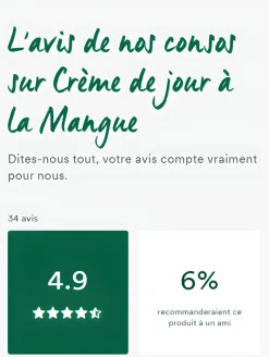 Crème de jour à la mangue nutrition cheveux secs Klorane - tube de 125 ml