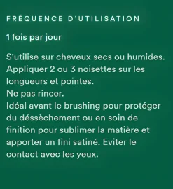 Crème de jour à la mangue nutrition cheveux secs Klorane - tube de 125 ml