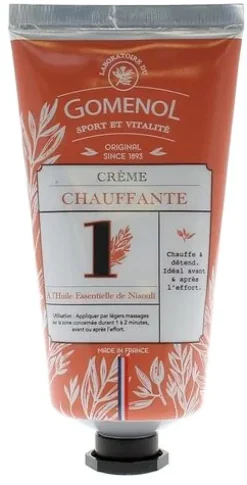 Crème de massage chauffante n°1 Goménol - tube de 75ml