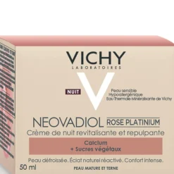 Crème de Nuit Neovadiol Rose Platinium peaux matures Vichy - Flacon de 50 ml