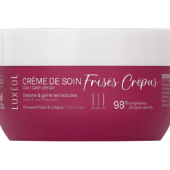Crème de soin frisés et crépus Luxéol - pot de 250ml
