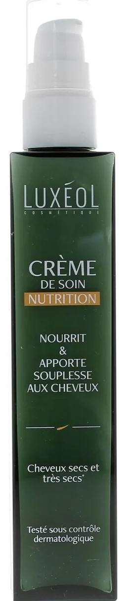 Crème de soin nutrition Luxéol - flacon-pompe de 100ml