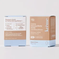 Crème démaquillante solide visage bio Krème - pain de 50g
