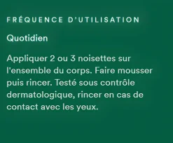 Crème douche nutritive au cupuaçu bio Fleur de Frangipanier Klorane - tube de 200 ml