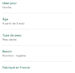 Crème douche nutritive au cupuaçu bio Fleur de Frangipanier Klorane - tube de 200 ml