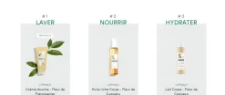 Crème douche nutritive au cupuaçu bio Fleur de Frangipanier Klorane - tube de 200 ml