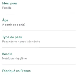 Crème douche nutritive au Cupuaçu bio Lait d'Amandier Klorane - tube de 200 ml