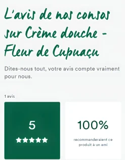 Crème douche nutritive au cupuaçu bio Fleur de Cupuaçu Klorane - tube de 200 ml