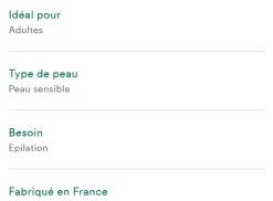 Crème dépilatoire à l'amande douce Klorane