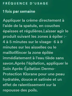 Crème dépilatoire à l'amande douce Klorane