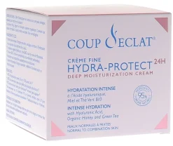 Crème fine hydra-protect 24H hydratation intense Coup d'Éclat - pot de 50 ml