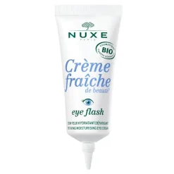Crème fraîche de beauté Eye Flash Soin yeux bio Nuxe - tube de 15 ml