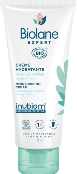 Crème hydratante bio Biolane Expert - tube de 75 ml