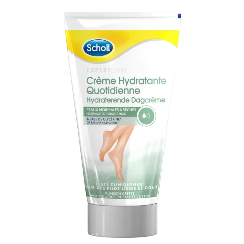 Crème hydratante quotidienne pieds Scholl - tube de 150 ml