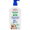 Crème hydratante visage et corps bio Love & Green - flacon-pompe de 500 ml
