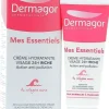 Crème hydratante visage Mes essentiels Riche anti-pollution Dermagor - tube de 40 ml