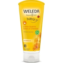 Crème lavante corps et cheveux Calendula Weleda bébé