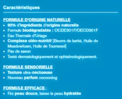 Crème lavante peaux sensibles Uriage