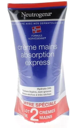 Crème mains absorption express Neutrogena