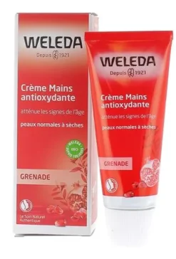 Crème mains antioxydante à la grenade Weleda - tube de 50 ml