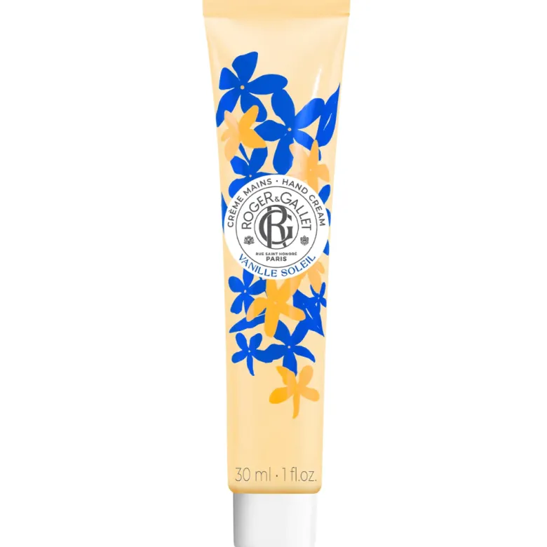 Crème mains bienfaisante vanille soleil Roger & Gallet - tube de 30ml