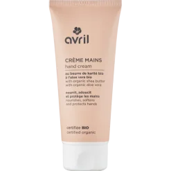 Crème mains bio Avril - tube de 100 ml