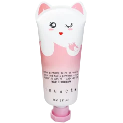 Crème mains et ongles parfum fraise des bois Inuwet - tube de 60ml