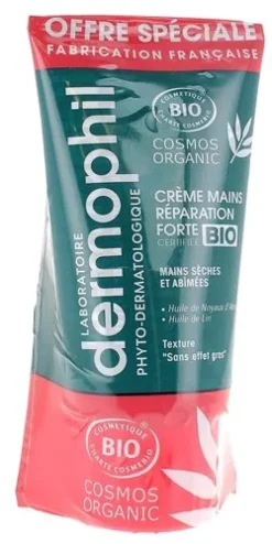Crème mains réparation forte bio Dermophil Indien