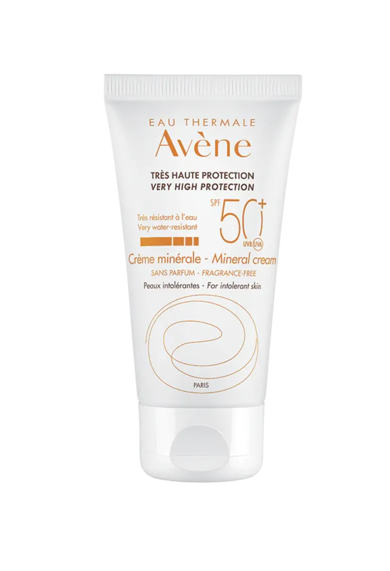 Crème minérale très haute protection spf 50+ Avène - flacon de 50 ml