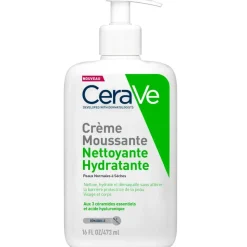 Crème moussante nettoyante hydratante CeraVe