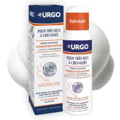 Crème mousse hydratation intense pieds très secs Urgo - flacon de 125ml