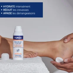 Crème mousse hydratation intense pieds très secs Urgo - flacon de 125ml